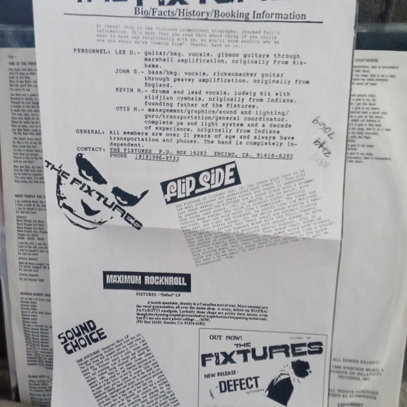 1990 TEST PRESSING THE FIXTURES DEFECT!! - Picture 5 of 7